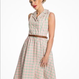 Lindy Bop 50’s Gingham Swing Dress